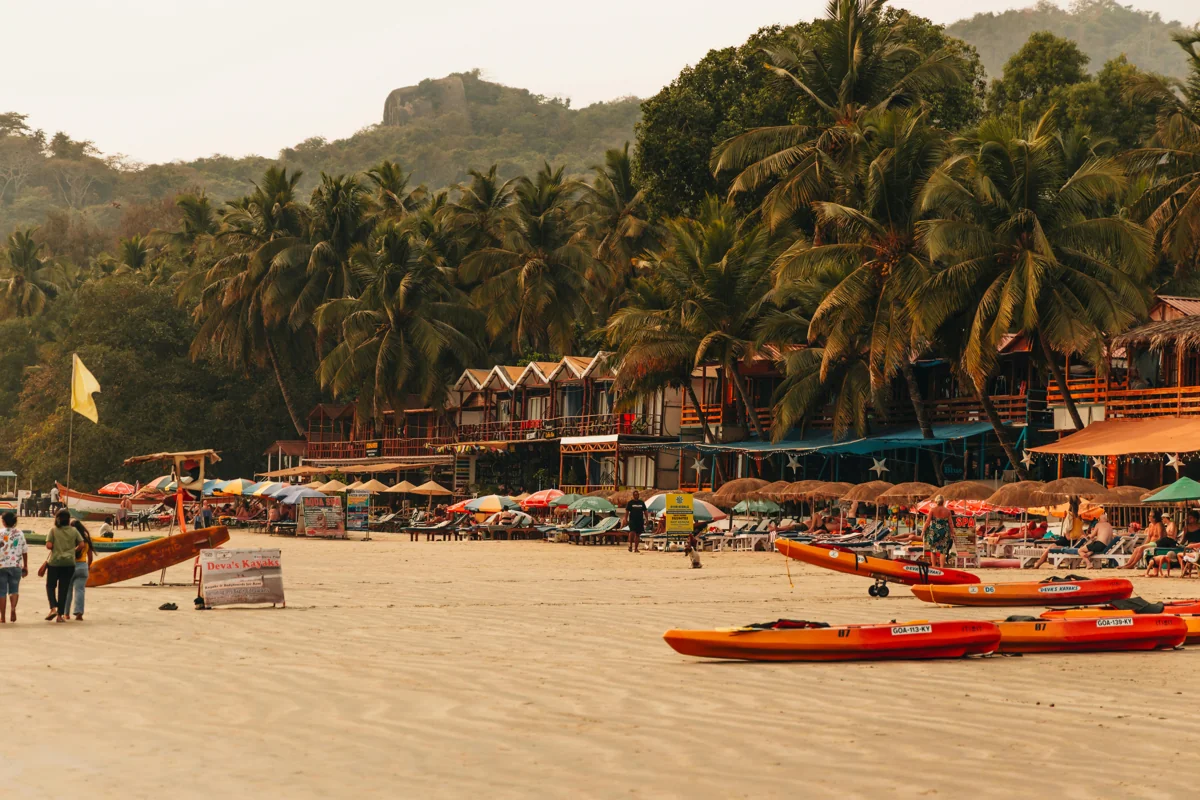 Goa Beach Palm Trees